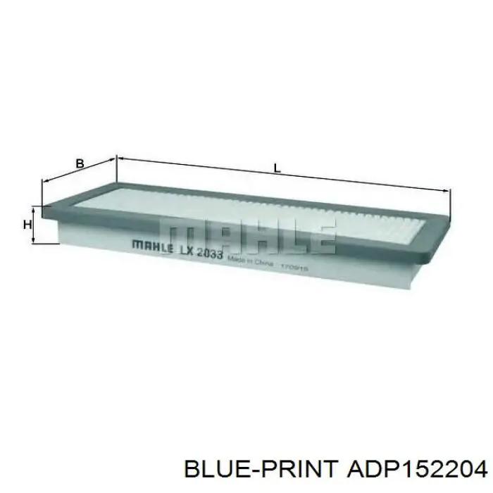 Воздушный фильтр ADP152204 Blue Print