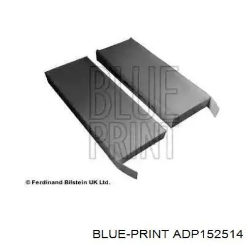 Фильтр салона ADP152514 Blue Print