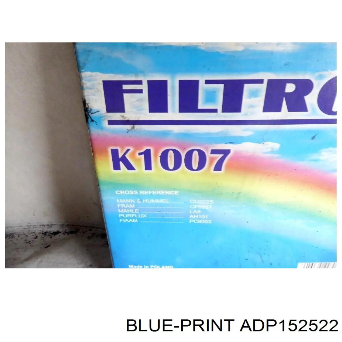 Воздушный фильтр салона Blue Print ADP152522