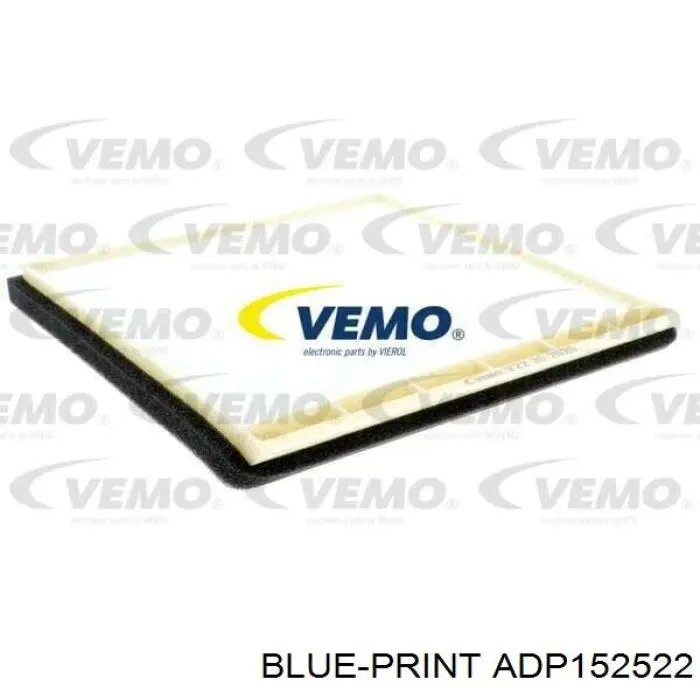 Купить ADP152522 Blue Print Фильтр салона угольный