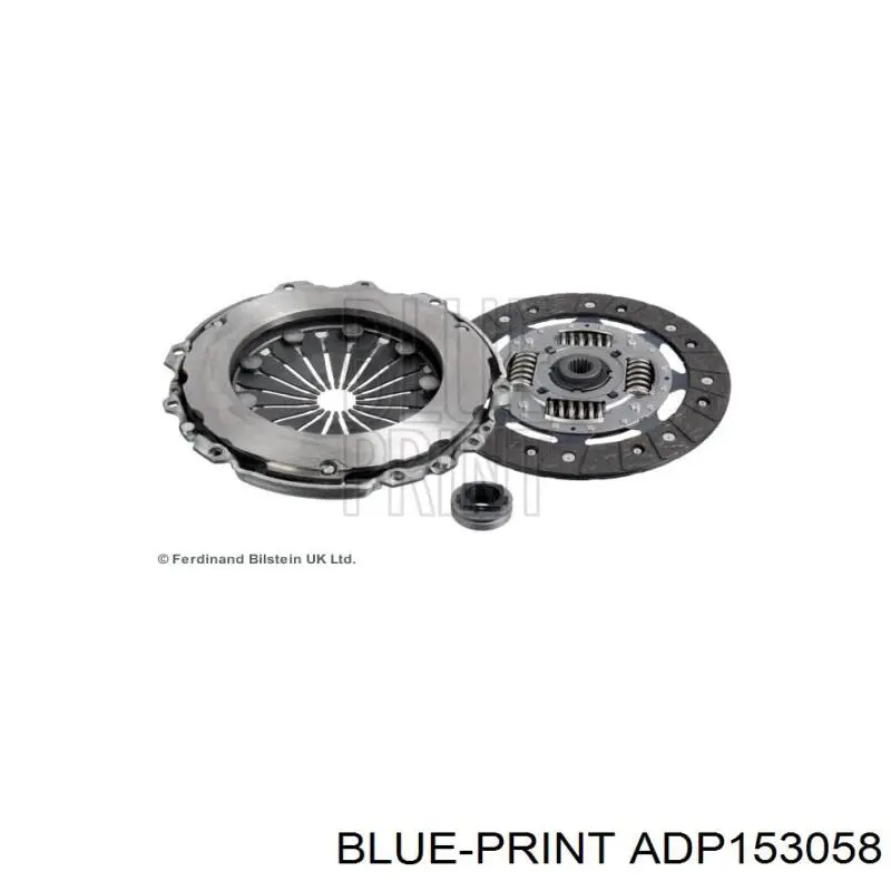 Kit de embrague (3 partes) ADP153058 Blue Print