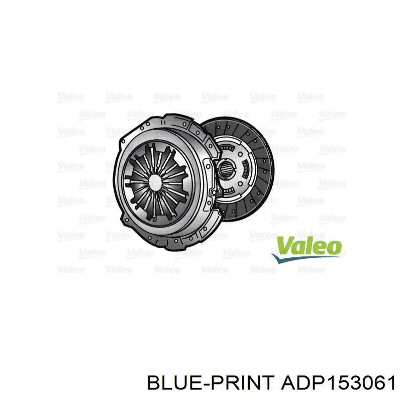 Комплект сцепления (3 части) Blue Print ADP153061 цена, от 157.72 USD