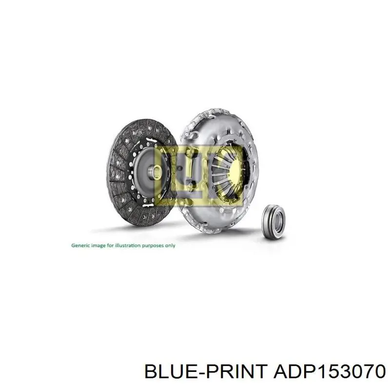 Kit de embrague (3 partes) ADP153070 Blue Print