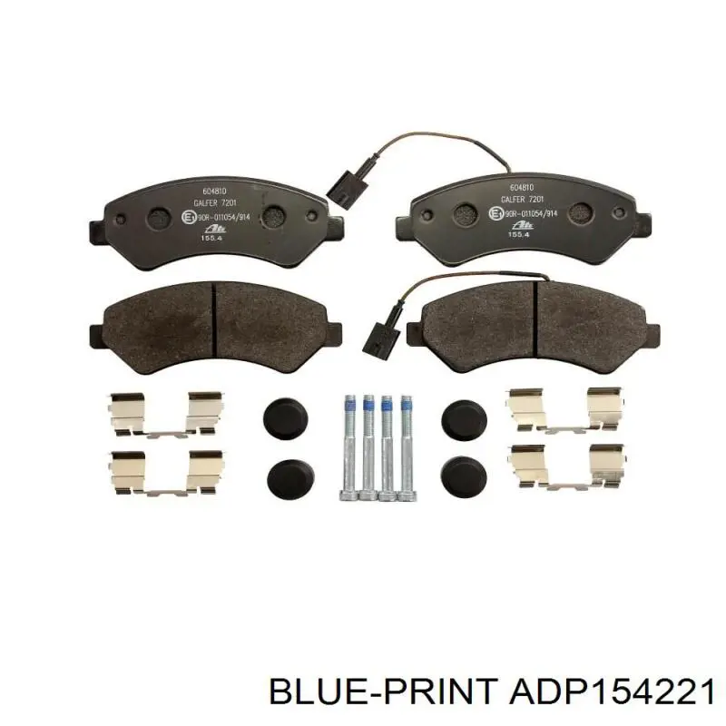 Колодки Blue Print ADP154221 цена, от 44.21 USD