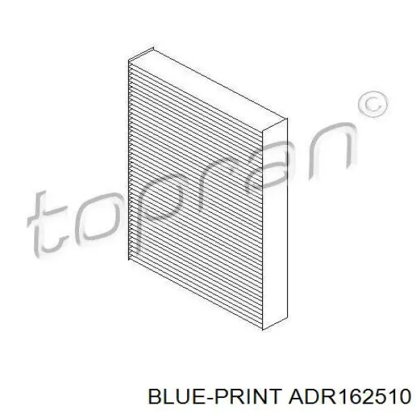 Фильтр воздушный отопителя Blue Print ADR162510 цена, от 2.82 USD
