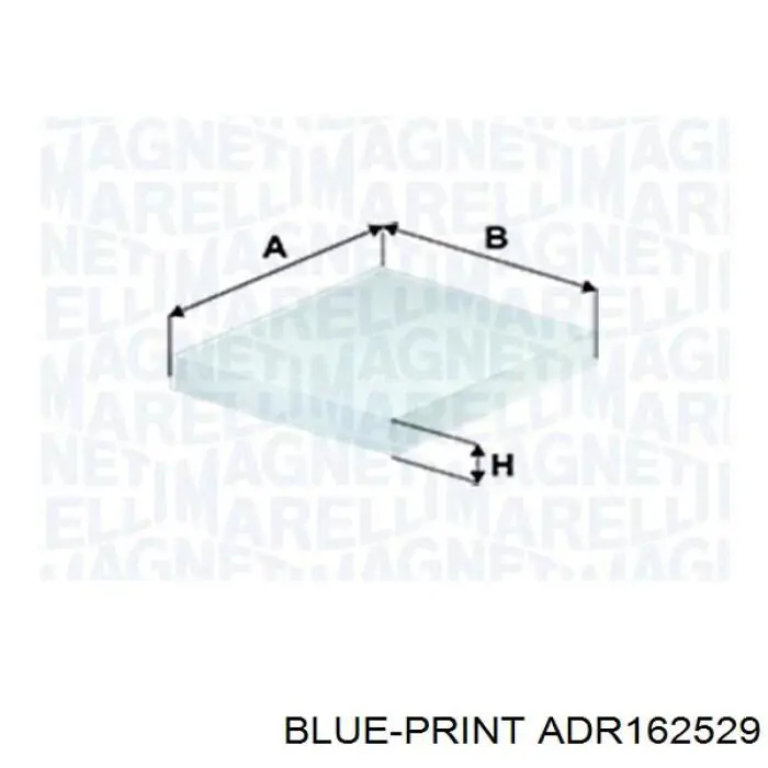 Фильтр салона ADR162529 Blue Print