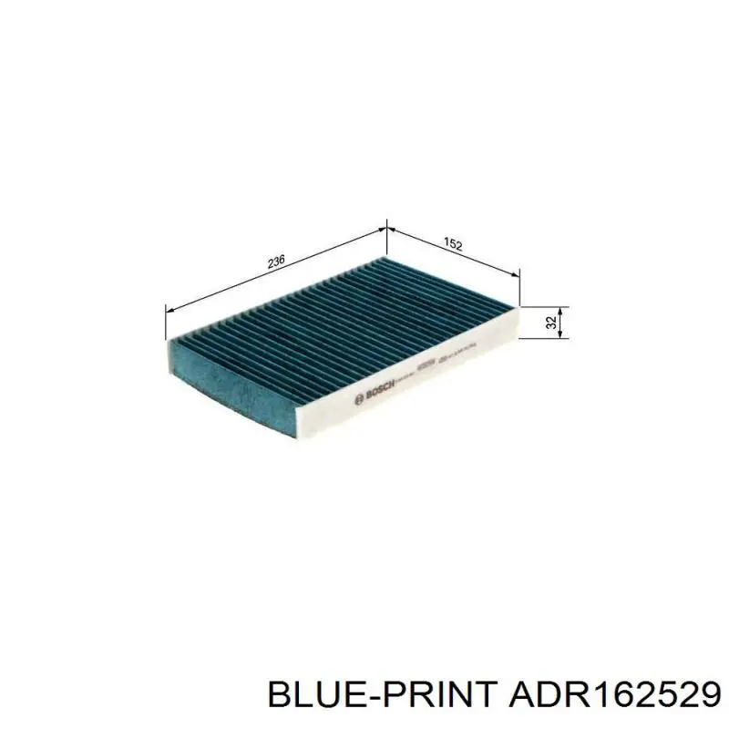 Воздушный фильтр салона Blue Print ADR162529