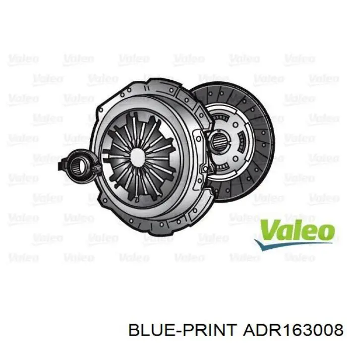 ADR163008 Blue Print kit de embraiagem (3 peças)