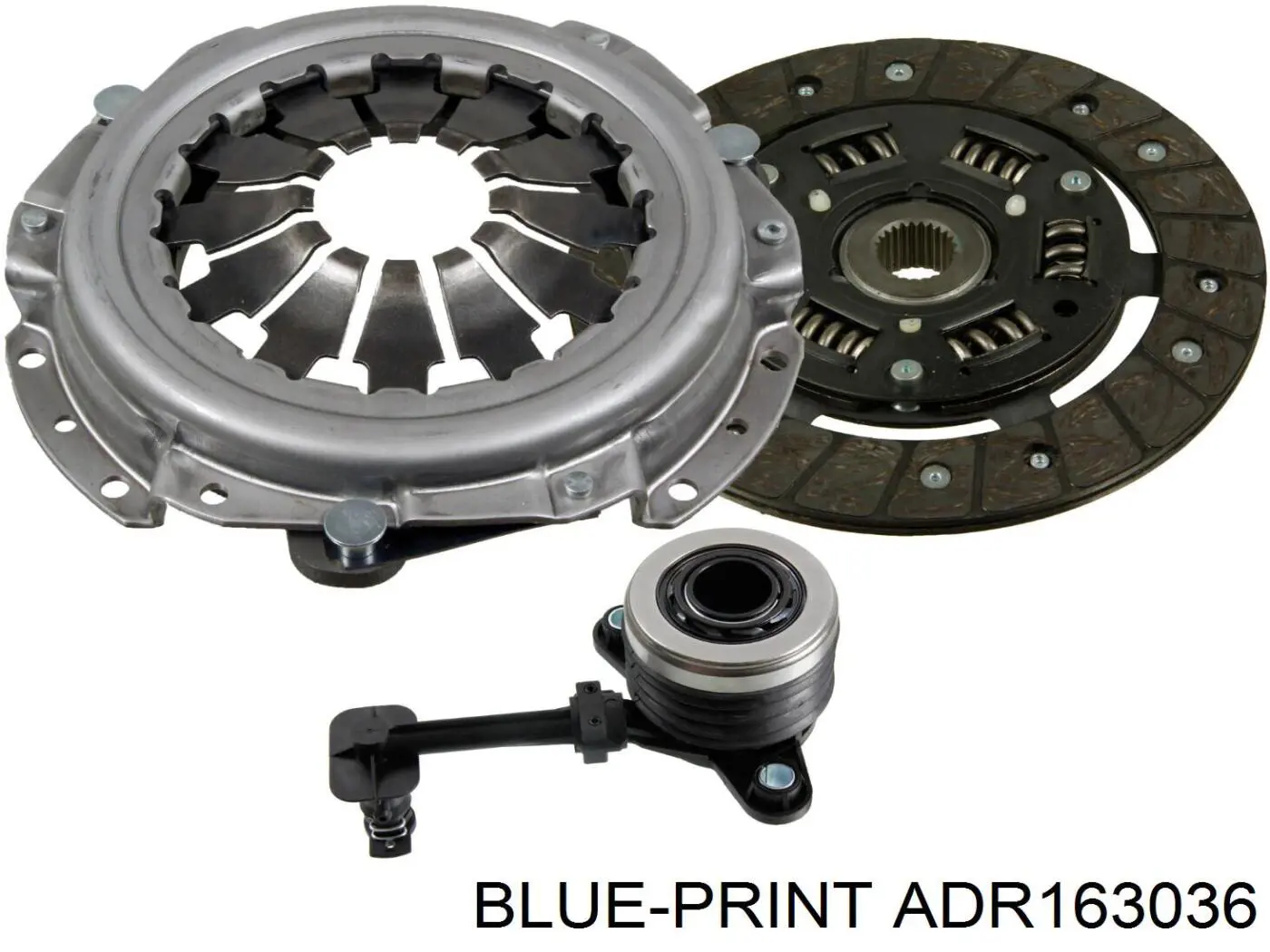 Комплект сцепления (3 части) Blue Print ADR163036 цена, от 117.55 USD