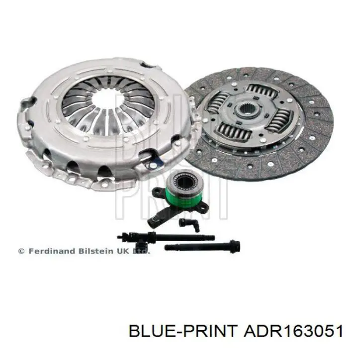 Комплект сцепления (3 части) Blue Print ADR163051 цена, от 187.78 USD