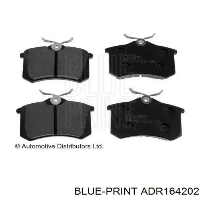 Задние тормозные колодки ADR164202 Blue Print