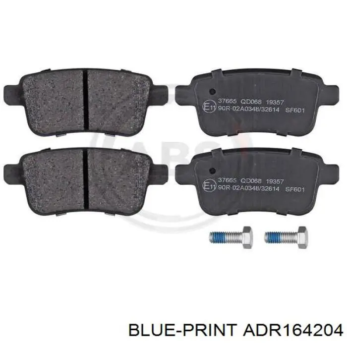 Колодки дисковые  Blue Print ADR164204 цена, от 14.65 USD