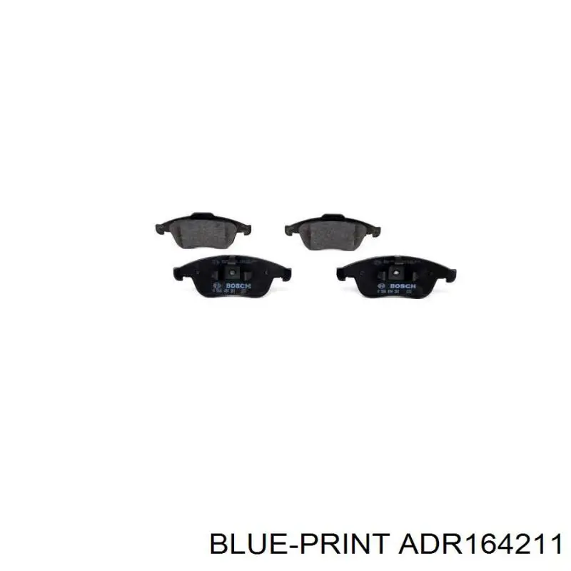 Колодки Blue Print ADR164211 цена, от 29.14 USD