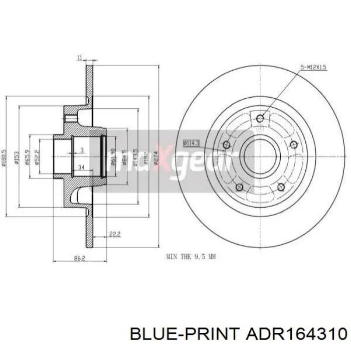 Тормозные диски SPB3247 Starline