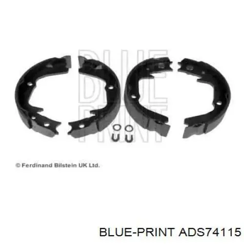 Колодки ручника ADS74115 Blue Print