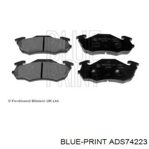 ADS74223 Blue Print передние тормозные колодки