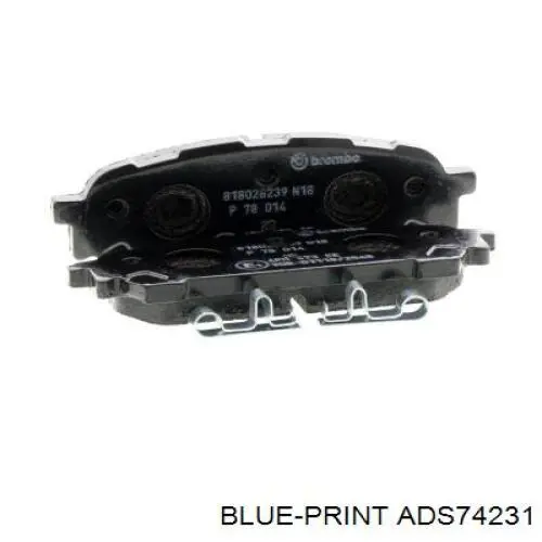 Купить 117601AF Remsa Колодки тормозные задние, дисковые