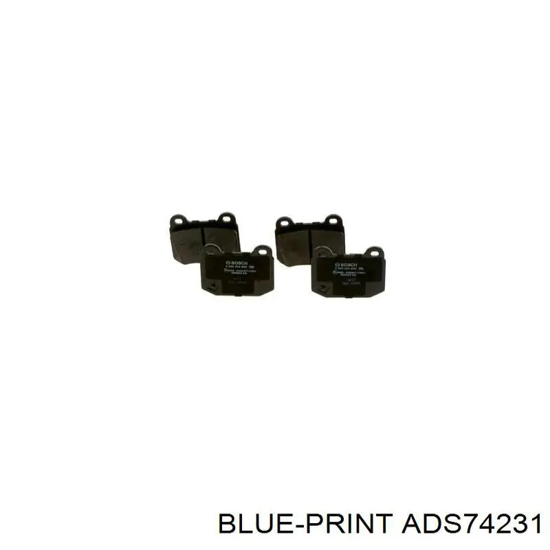 Колодки дисковые  Blue Print ADS74231 цена, от 13.14 USD