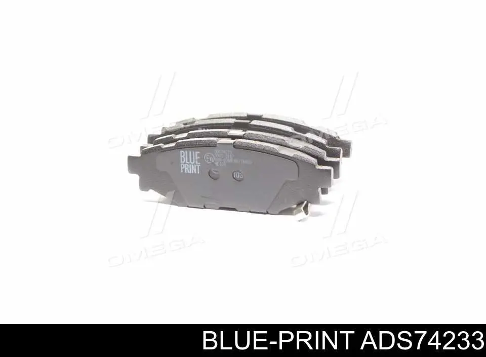ADS74233 Blue Print задние тормозные колодки