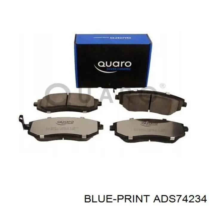 Купить ADS74234 Blue Print Колодки тормозные