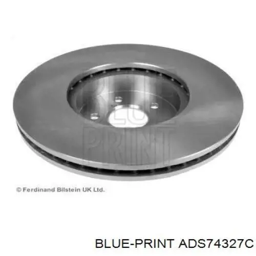 Freno de disco delantero ADS74327C Blue Print