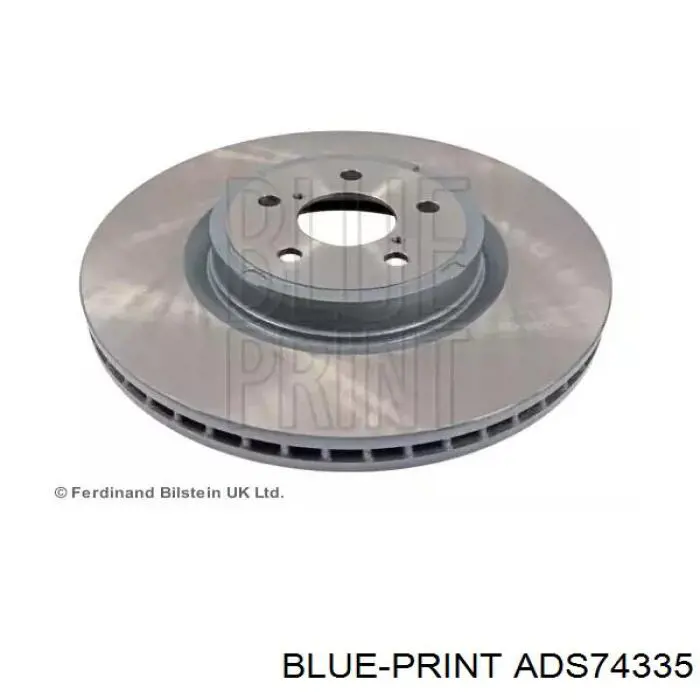 Передние тормозные диски ADS74335 Blue Print