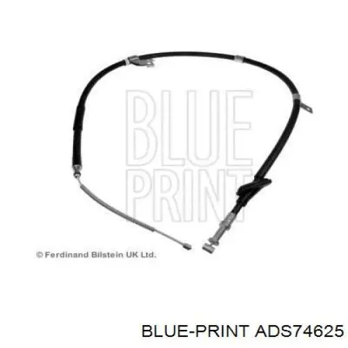 ADS74625 Blue Print трос ручного тормоза задний правый