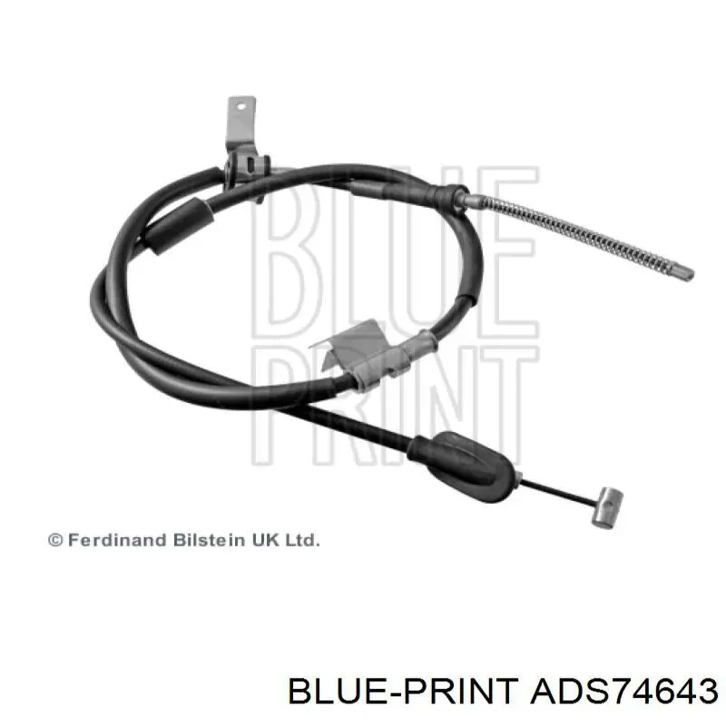 Трос стояночного тормоза задний правый Blue Print ADS74643 цена, от 23.00 USD