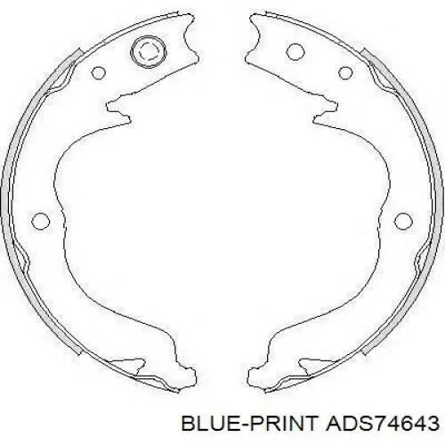 Купить ADS74643 Blue Print Задний правый трос ручника