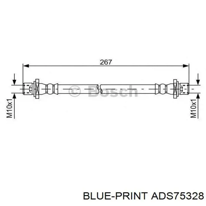 Тормозной шланг K&K FT0501 цена, от 14.14 USD
