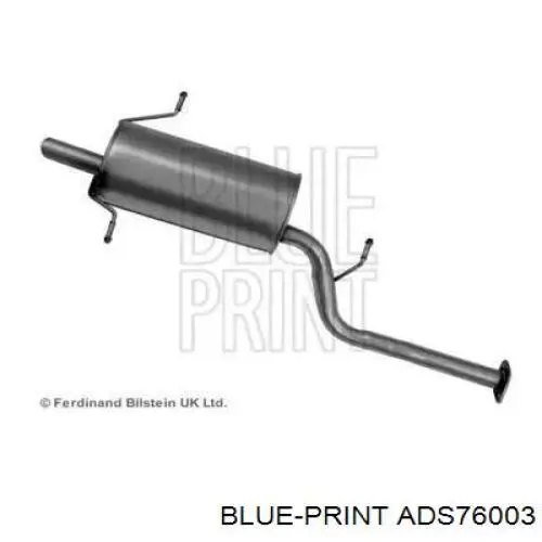 Глушитель задний ADS76003 Blue Print