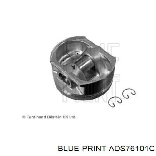 Поршень с пальцем без колец, 1-й ремонт (+0,25) ADS76101C Blue Print