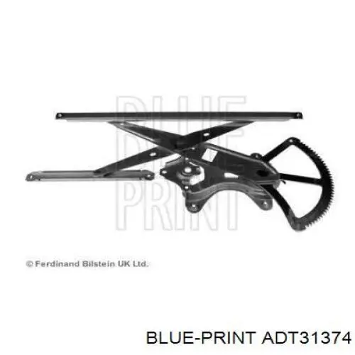 Механизм стеклоподъемника двери передней левой ADT31374 Blue Print