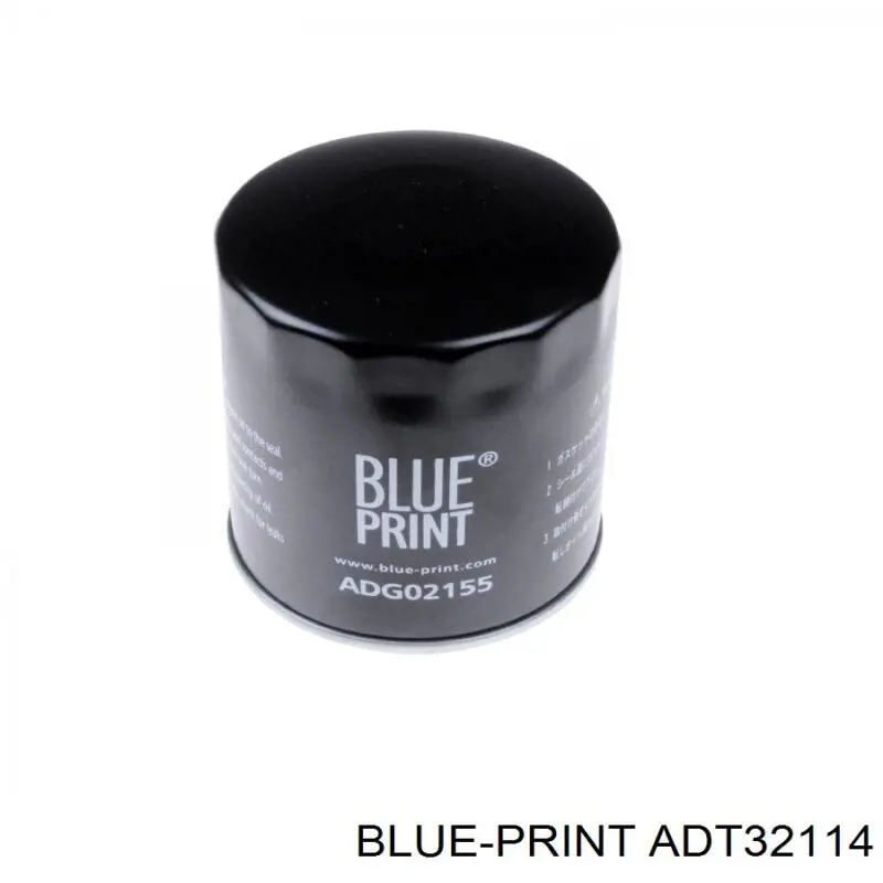 Масляный фильтр ADT32114 Blue Print