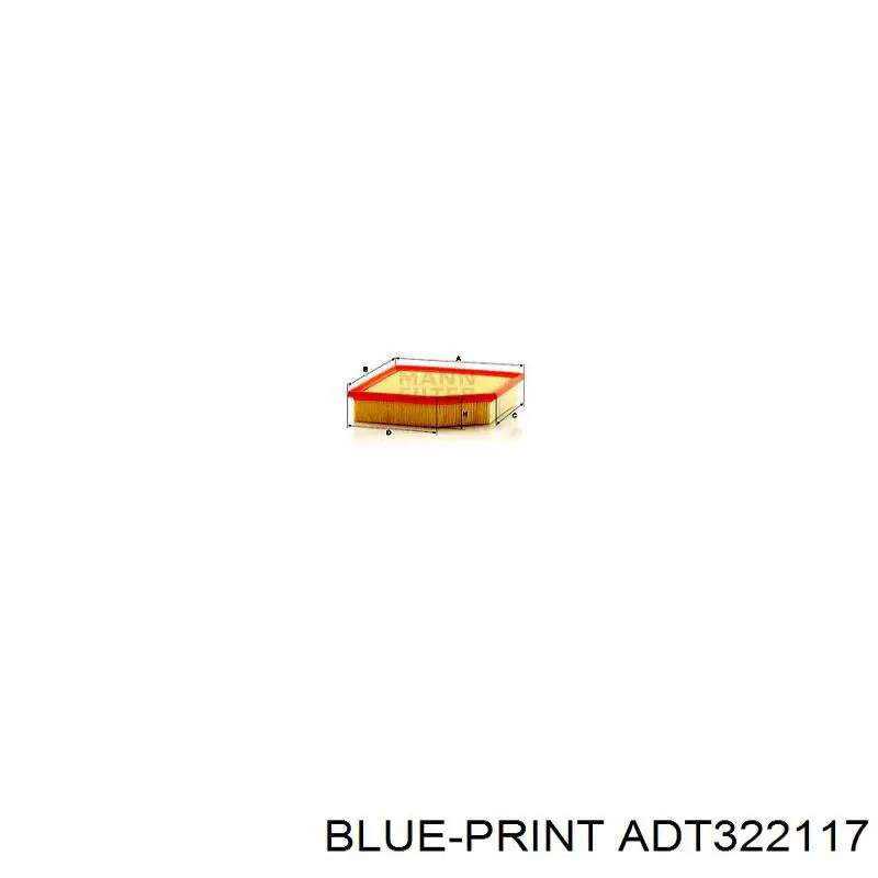 Фильтр воздушный Blue Print ADT322117