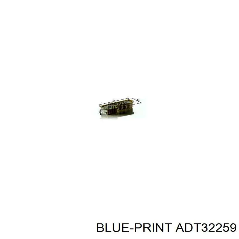 Купить ADT32259 Blue Print Автомобильный фильтр воздуха
