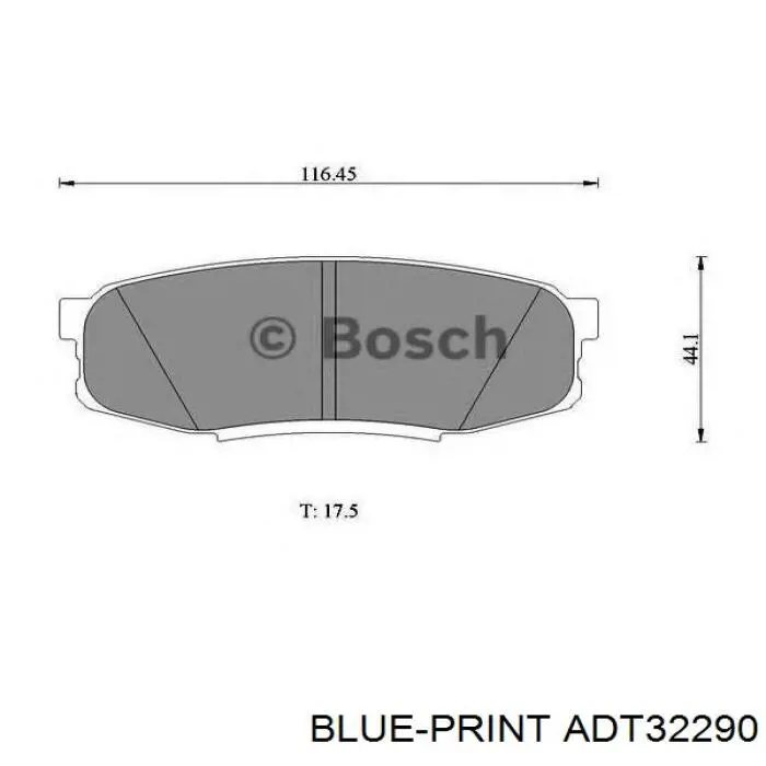 Фильтр воздушный Blue Print ADT32290