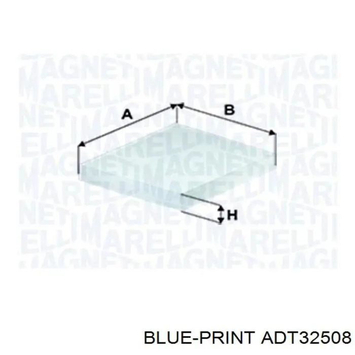 Фильтр салона ADT32508 Blue Print