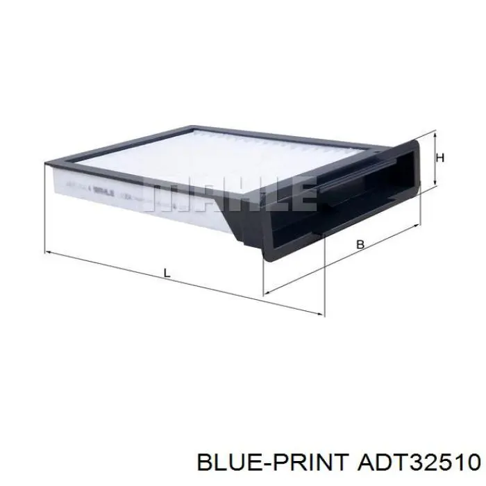 Фильтр салона ADT32510 Blue Print