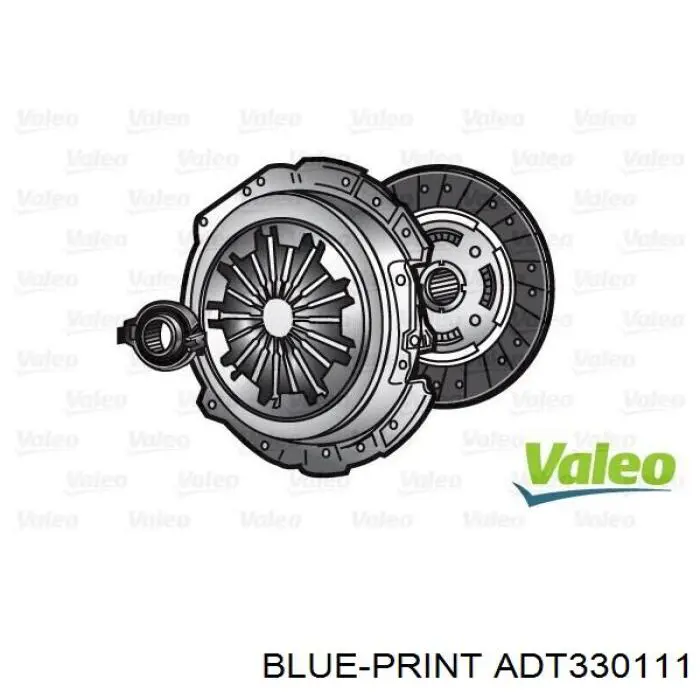Купить ADT330111 Blue Print Комплект сцепления (диск, корзина, подшипник)