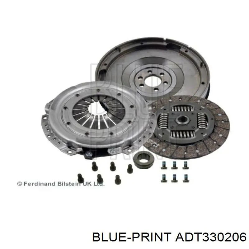 Купить ADT330206 Blue Print Комплект сцепления (диск, корзина, подшипник)