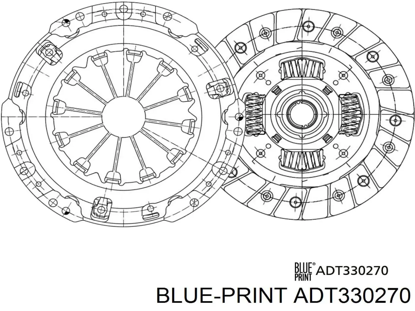 Сцепление ADT330270 Blue Print