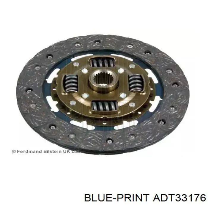 ADT33176 Blue Print Диск сцепления ведомый