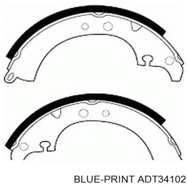 Купить 0449520081 Toyota Задние барабанные тормозные колодки