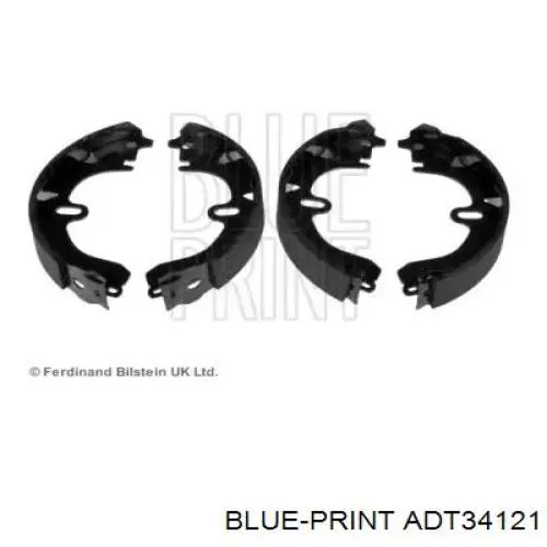 ADT34121 Blue Print задние барабанные колодки