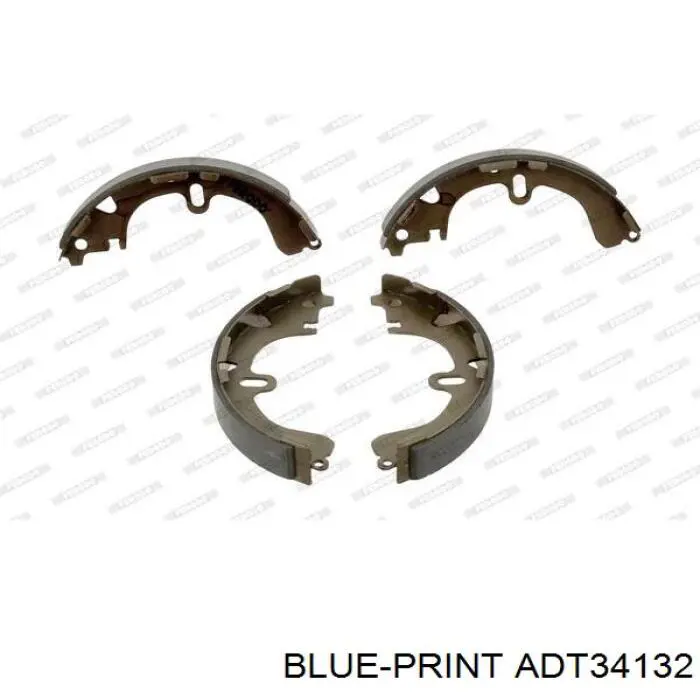 Тормоза рабочие задние ножные и тормозные барабаны Blue Print ADT34132 цена, от 17.29 USD