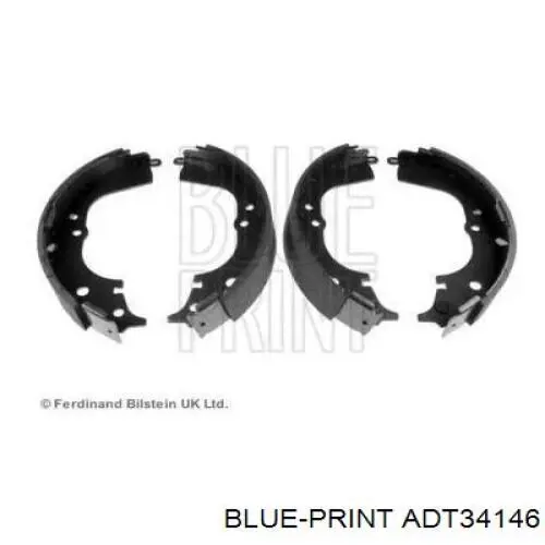 Задние барабанные колодки ADT34146 Blue Print