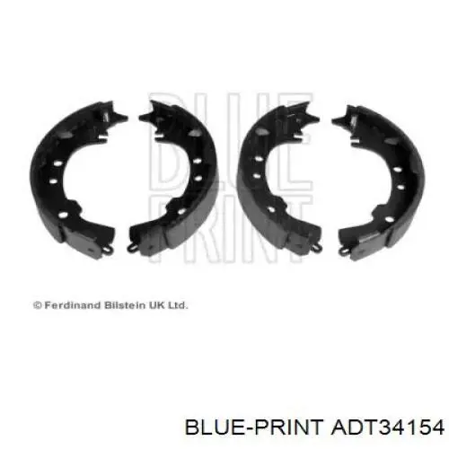 Задние барабанные колодки ADT34154 Blue Print