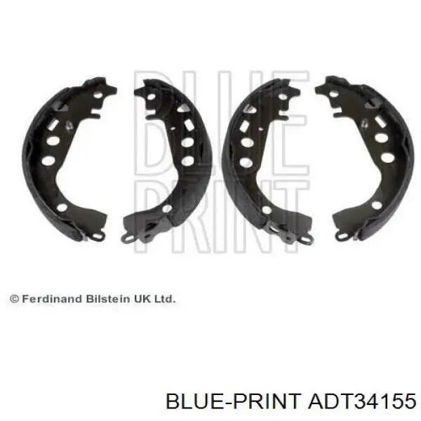 Zapatas de frenos de tambor traseras ADT34155 Blue Print