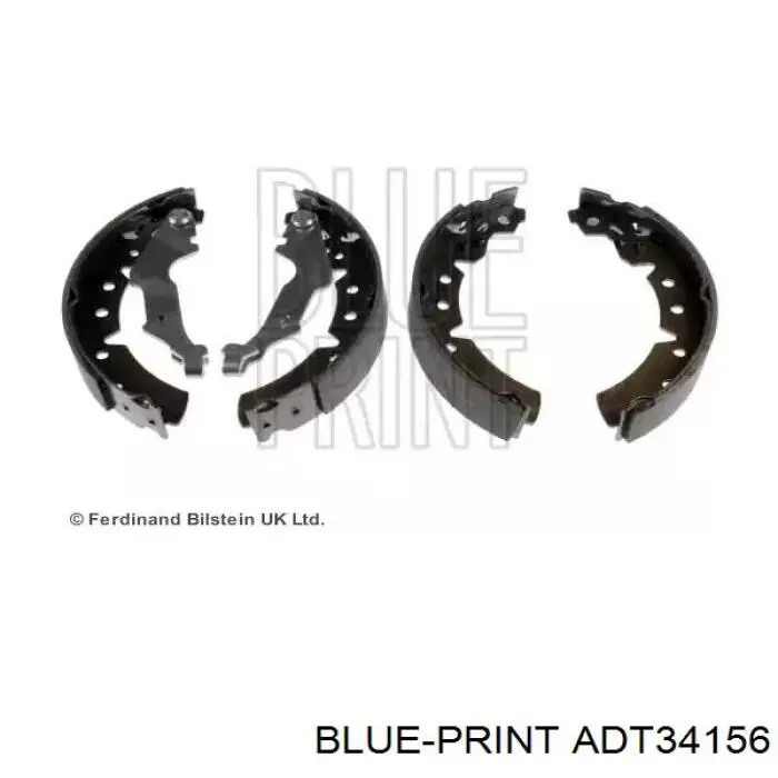 Задние барабанные колодки ADT34156 Blue Print